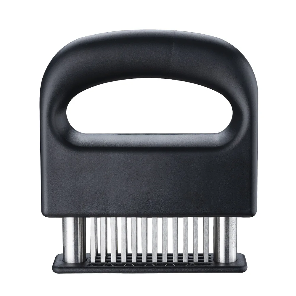 Meat Tenderizer Tool Stainless Steel Ultra Sharp Needle Blade Durable Meat Tenderizer With Safety Lock