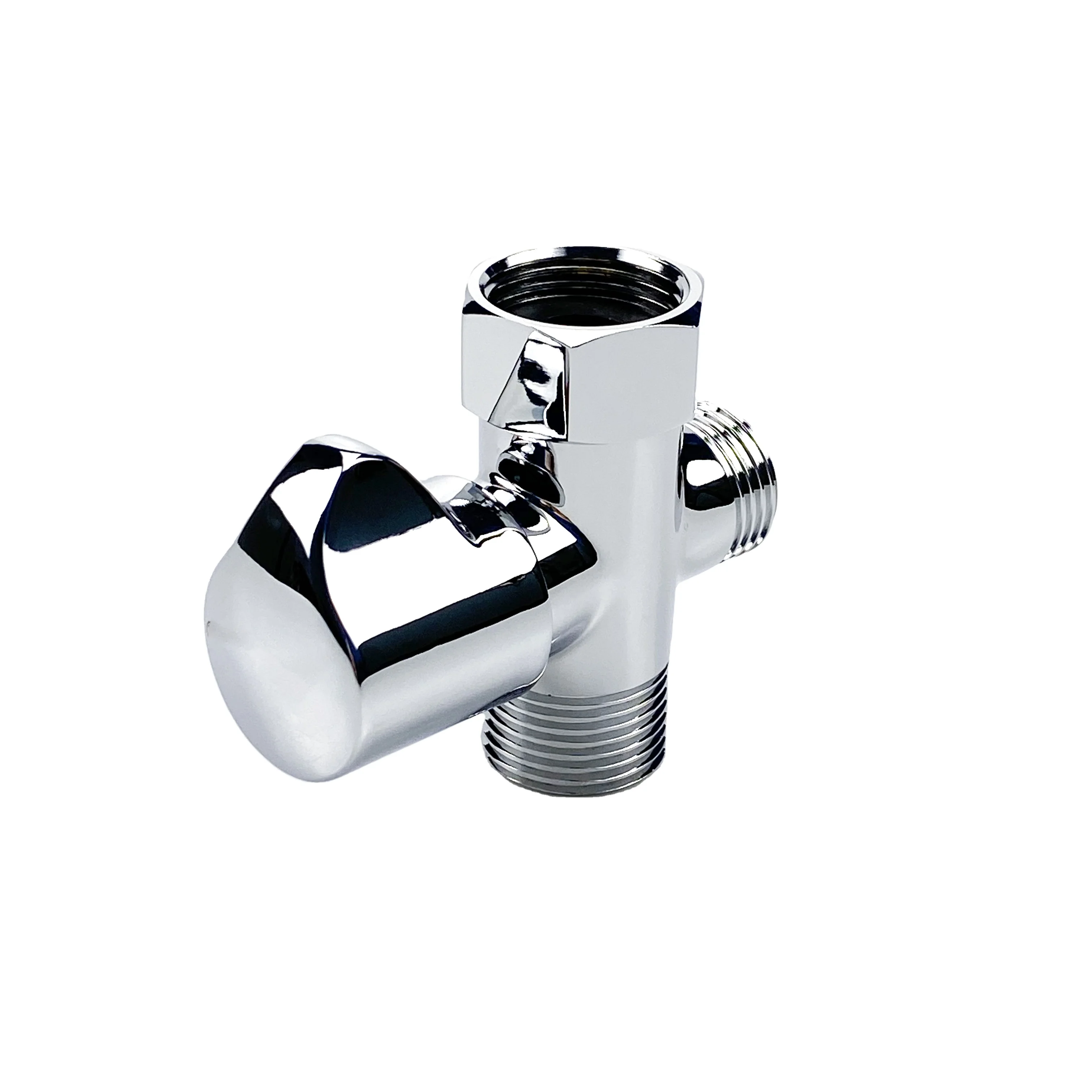 2020 New Arrivals Solid Brass Toilet Flow Switch for Water Pump Shower Valve with Divertert-adapter Bidet