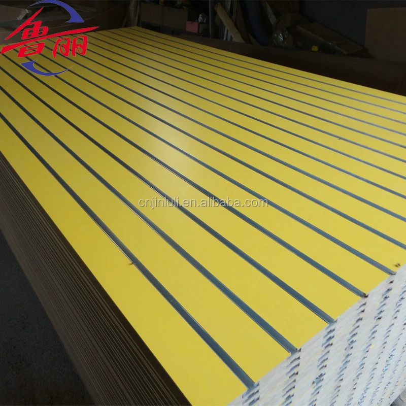 1220*2440 Размер МДФ меламиновая панель черный или белый цвет для супермаркета