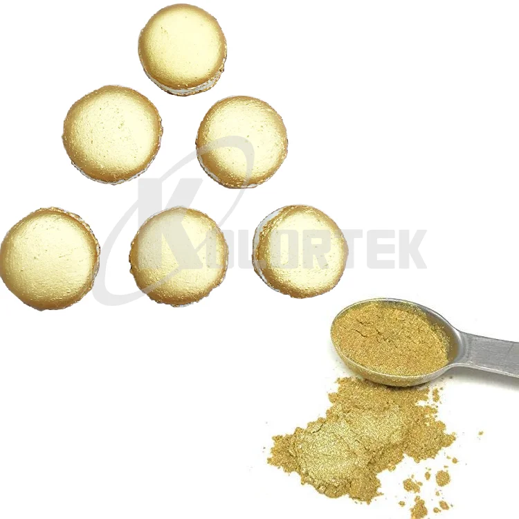 Food grade Mica powder gold edible luster dust for cake decoration tools