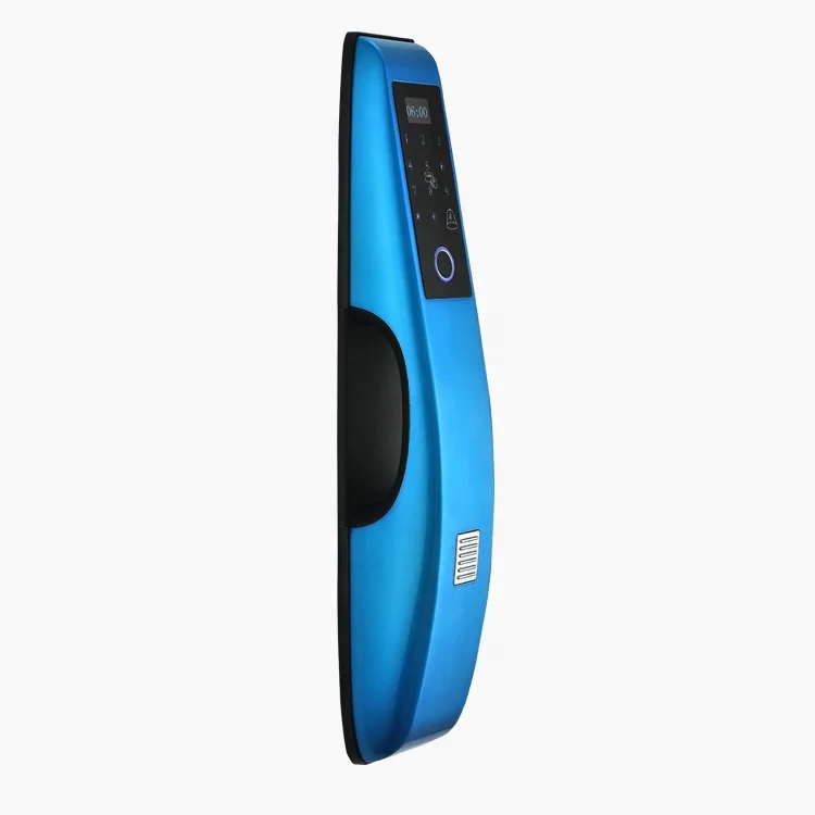 
Лучший домашний БЕСКЛЮЧЕВОЙ пароль со сканером отпечатков пальцев, автоматическое приложение, скользящий цилиндрический замок Wi-Fi 