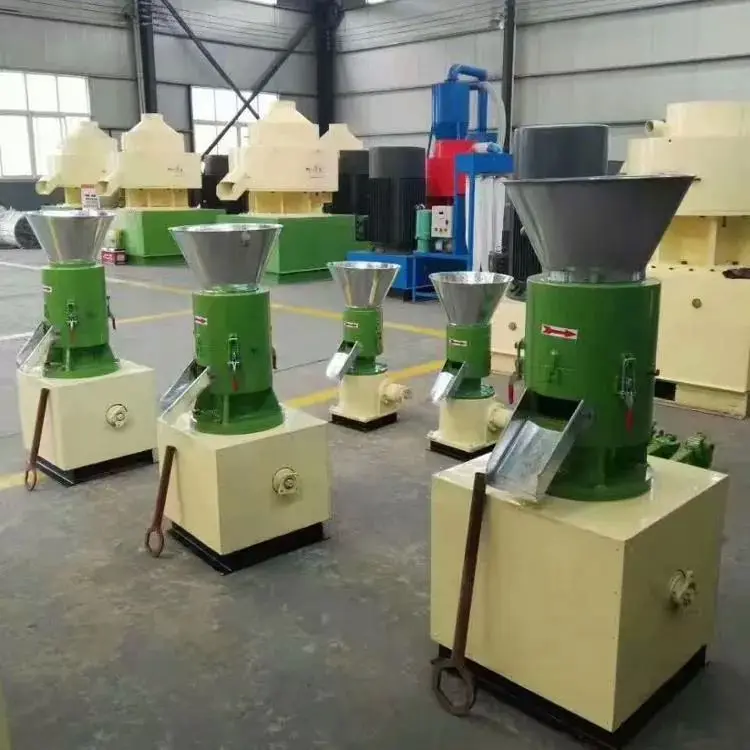 Durable ring die wood pellet press mill/agricultural waste rice husk pellet granulator