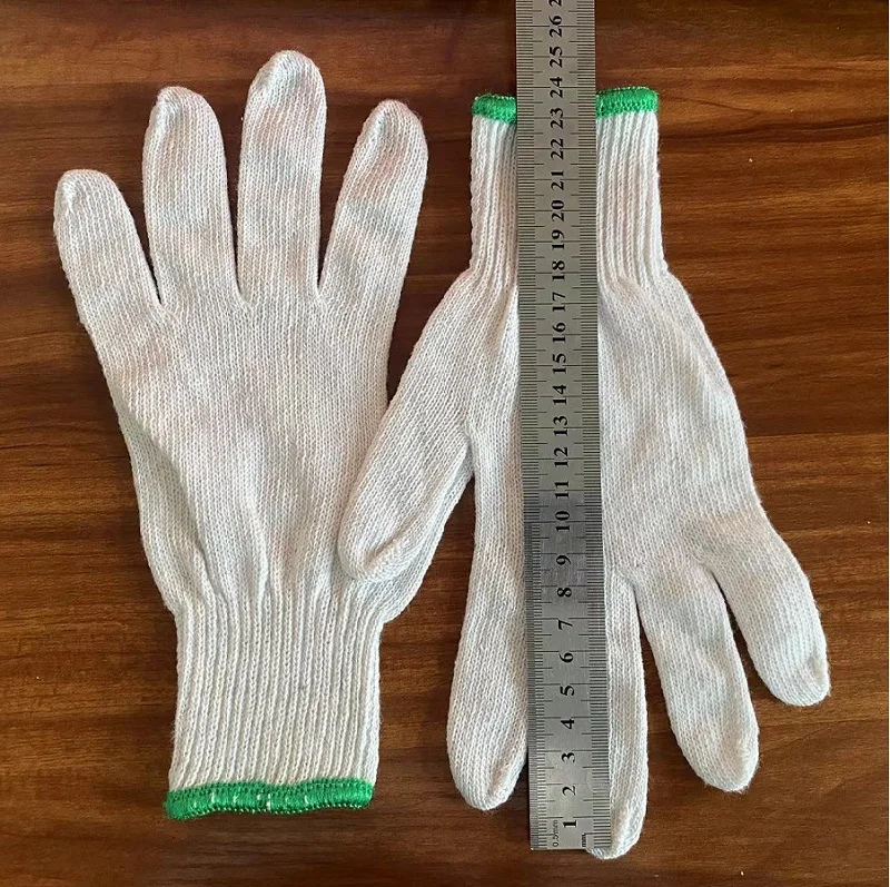 Cheap cotton knitted gloves work Cotton Gloves