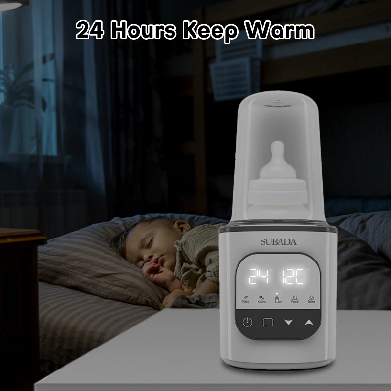 Infant appliances 5-in-1Baby Bottle Warmer Electric Multifunctional Bottle Heater & Sterilizer with 24Hours keep warm