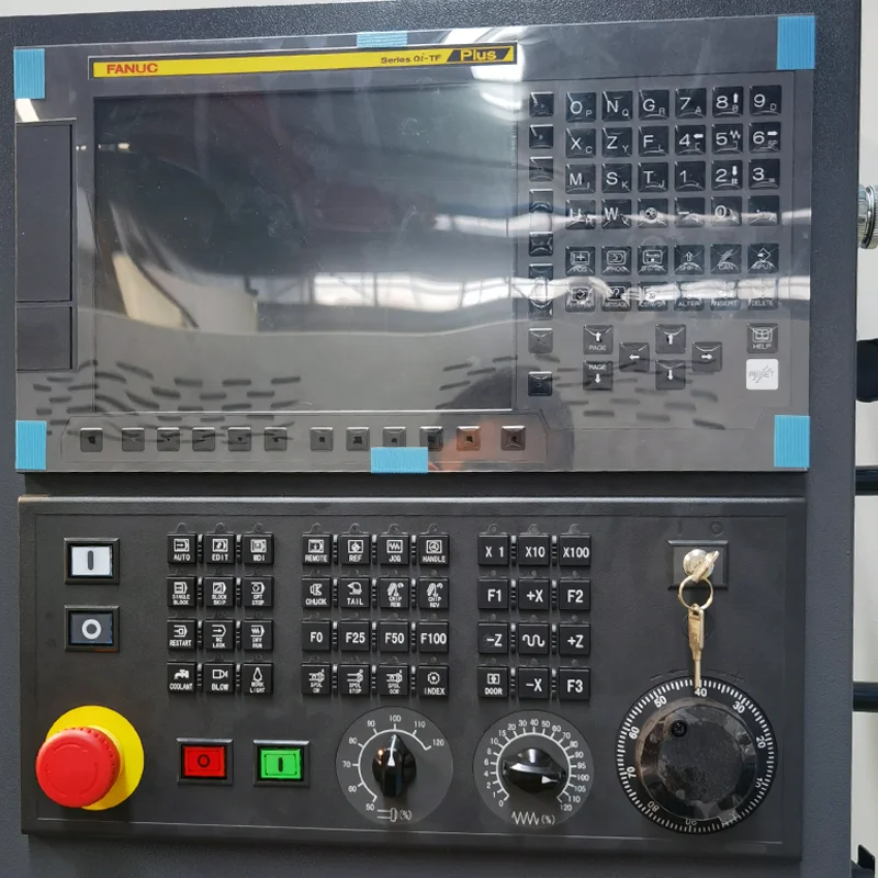 TCK66A  Fanuc Inclined Bed CNC Bench Lathe Line Rail CNC Lathe Machine