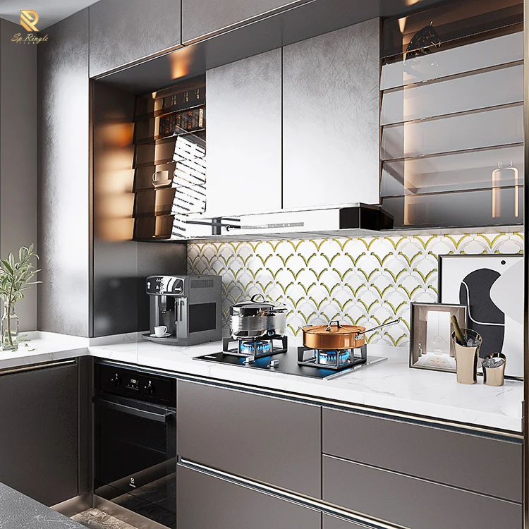 3d Tiles Ceramic Wall Bathroom Bedroom Flower Decorative Golden Italian Living Room Luxury Kitchen Tiles Mirror Waterjet Tile