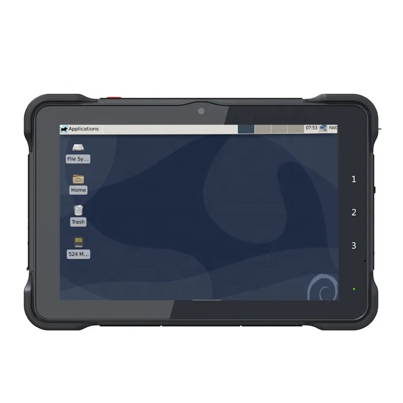 10.1 inch Outdoor Rugged Waterproof Industrial Linux Tablet Rugged Tablet 1000 nits Panel Computer