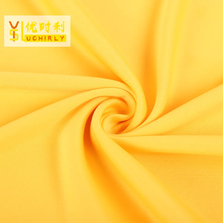 
75D/72F 100% polyester dry fit moisture absorption poly knit fabric 