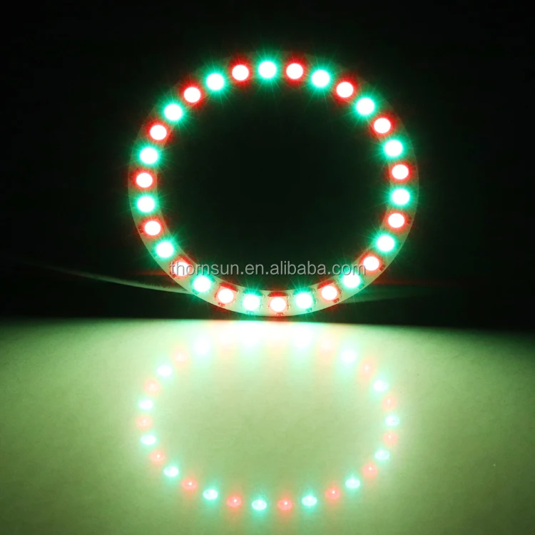 Горячая Распродажа кольца Чейза halo rgb smd 5050 sk6812 ws2812b 80 мм светодиодное пиксельное кольцо
