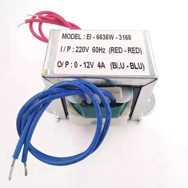 100% Copper EI 66 66*28 66*45 AC Output Low Frequency Small Power Auto Transformer For Massage Armchair