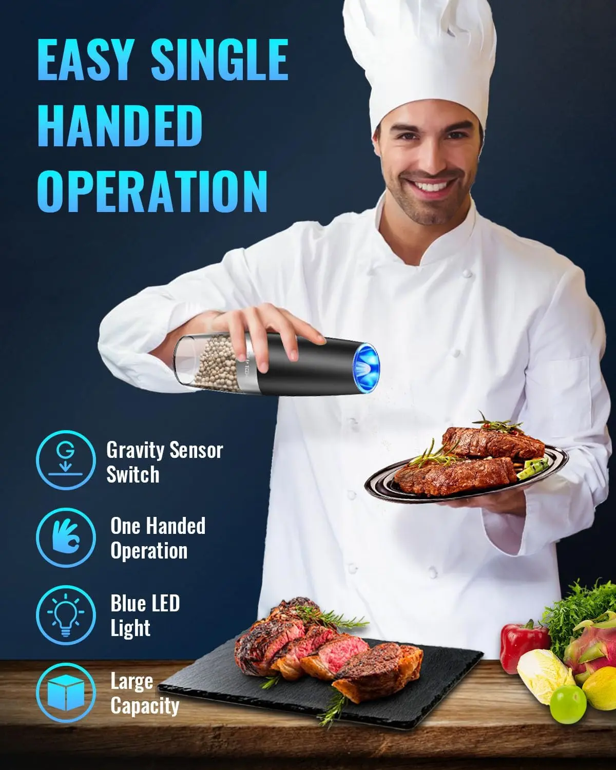 Spice Jar Herb Spice Tools Wholesale Salt and Pepper Shaker Condiment Server Fridge Magnetic Spice Tins Stainless Steel Kitchen