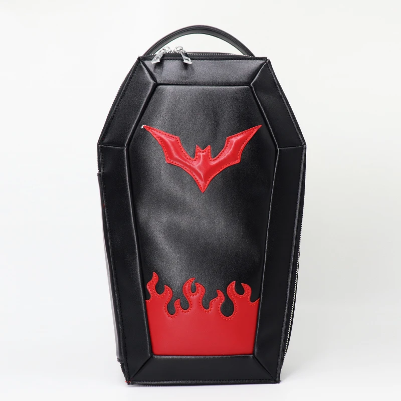 Bag Factory Manufacturing Spooky Season Halloween Purses Gothic Novelty Shoulder Bag Coffin Bat Crossbody Bag for Women
