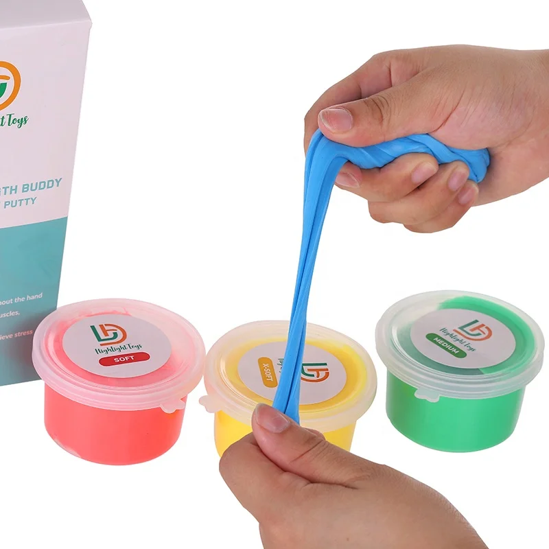 New Exercise Putty - Therapeutic, Occupational And Therapy Tool Thinking Stress Finger, Hand Grip Strength Exercises