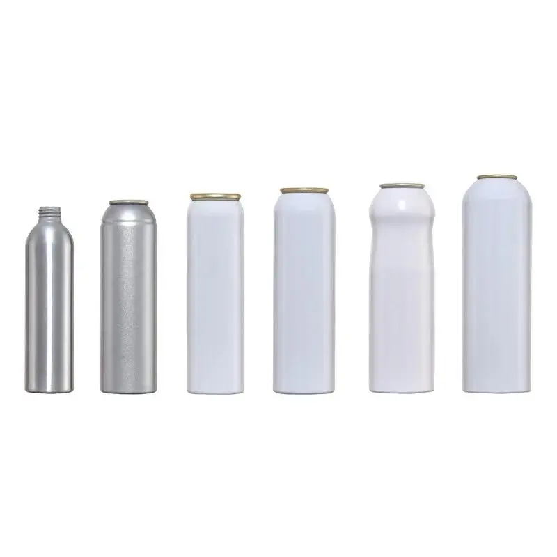 Factory custom empty 150ml 200ml 400ml sunscreen liquid deodorant spray aluminum bottle air freshener aerosol can