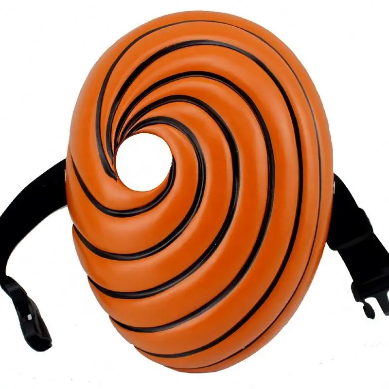 
Top quality Resin Tobi Obito Naruto Uchiha Cosplay Mask Party Halloween mask anime cosplay mask 