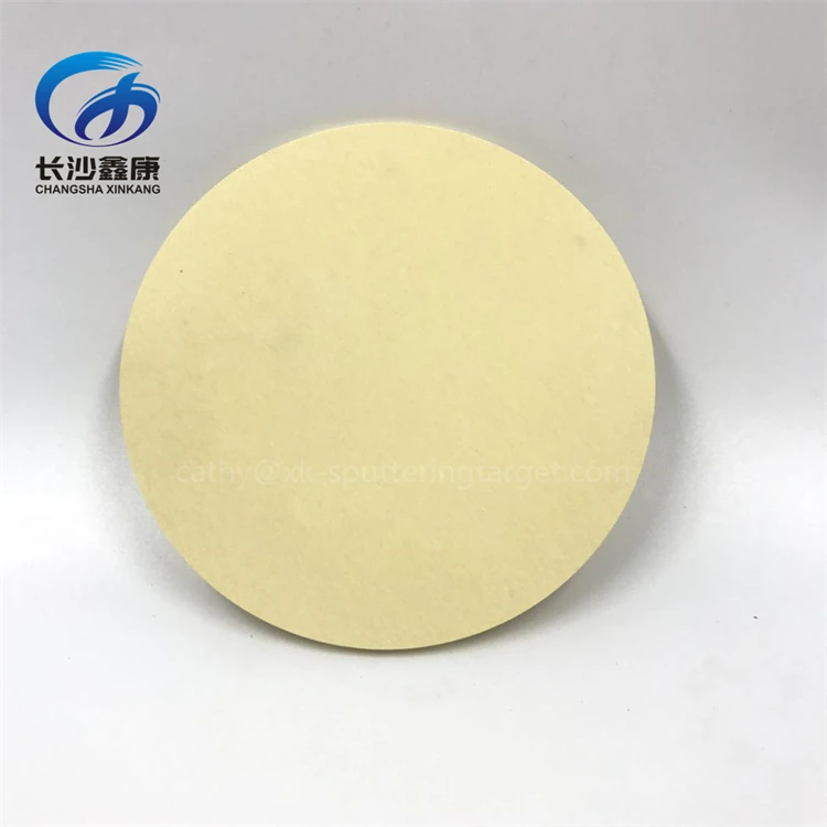 Selenium Zinc Ceramic Sputtering Target ZnSe 99.99% Customized Size for Optical Materials