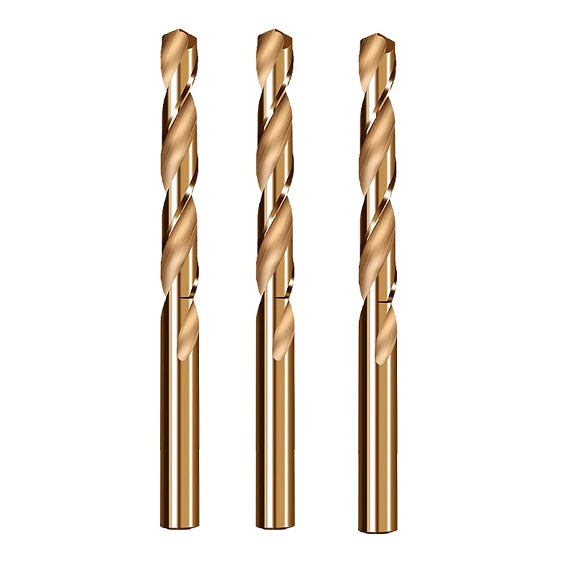 Factory direct supply DIN338 1-13mm HSS E Cobalt M35 Co5%  Hole Making Twist Drill Bits for Stainless steel