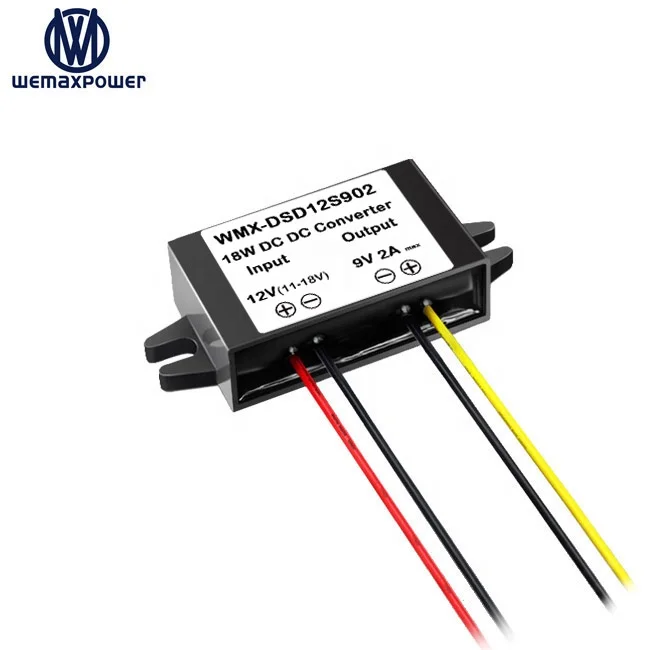 Hot-sale car truck router voltage step down converters 2a 18w 12v to 9v dc dc converter