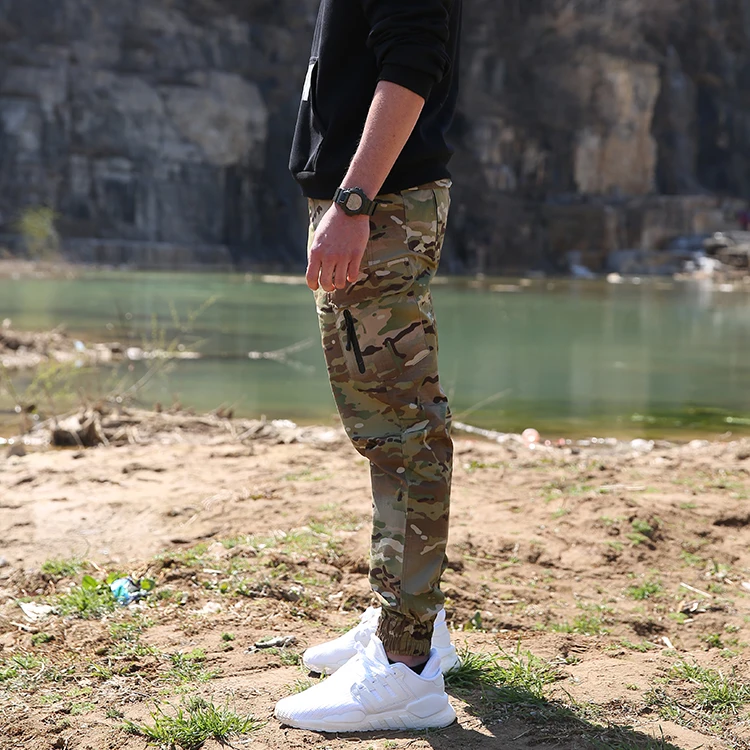 Camouflage Pant Military Men Side Pocket Camouflage Blank Cargo Pant Wholesale