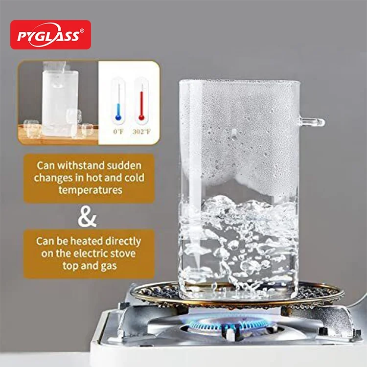 Square  Borosilicate Glass Food Spice Jar with Spoon,Glass Food Storage Containers for Coffee Beans,Tea Leaf and More