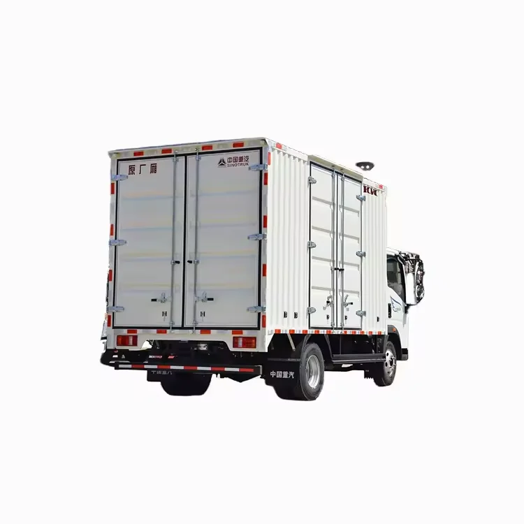 Sinotruk Howo Manual 10T Euro5 Light Duty Truck 156hp Diesel 4x2 Box Lorry Van Cargo Truck For Transportation Express