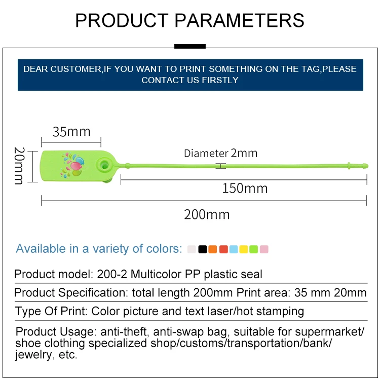Watch Sneaker Plastic Security Tag Lockable Plastic Clothes Hang Tags Black Plastic Tag