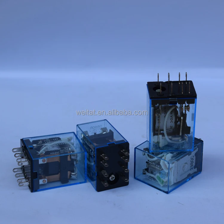 New original electrical component plug-in AC/DC small intermediate relay for industrial and building equipment