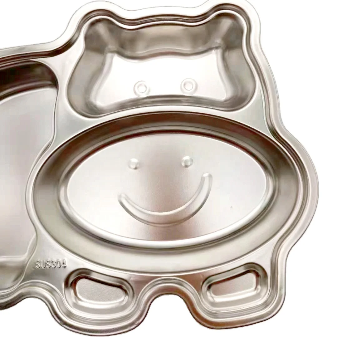 Stainless steel ,Lovely, Animal shape Food container For kid