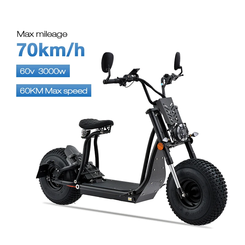 Manufacturers Eec Coc Certified 60v 3000w Electric Cruiser Scooter Bike Two Wheel Electric Motorcycle For Adults With Seats