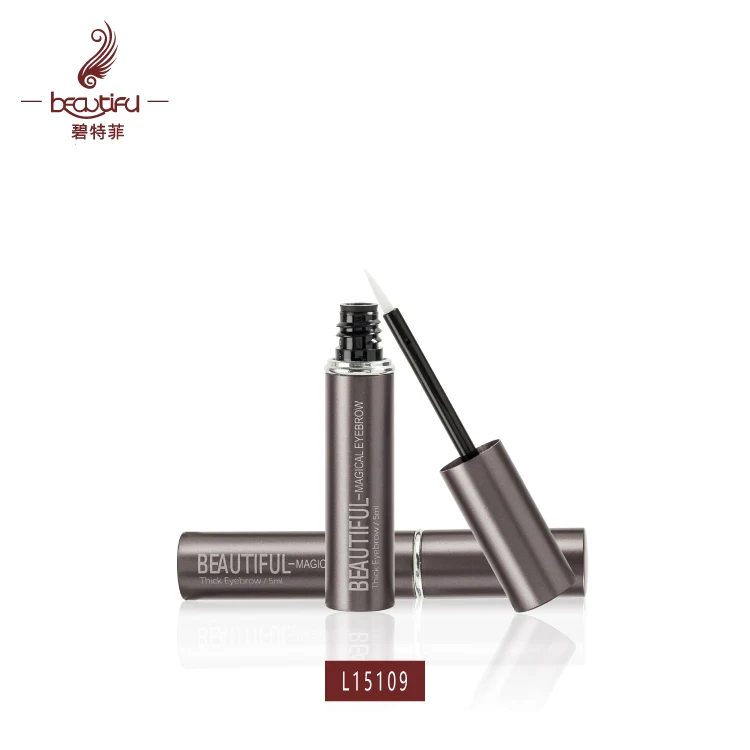 Small 3ml 5ml empty aluminum eyelash and eyebrow boosting serum tubes,custom matte grey lip liner bottle,lip gloss container