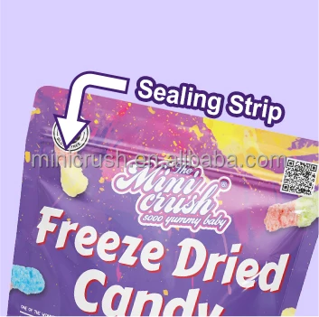 New arrival sweets  candy  snacks freeze dried gummy worms