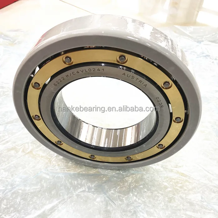 size 110*200*38mm deep groove ball bearing 6222M/C4VL0241 Brass cage electrically insulated 6222M/C4VL0241 bearing