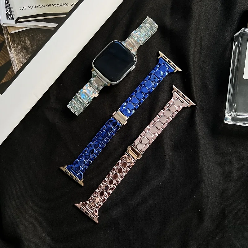 20mm Resin Watch Strap for Samsung Galaxy Watch 4 Band Women Slim Stylish Resin Watch Band for Samsung Active 2 40mm