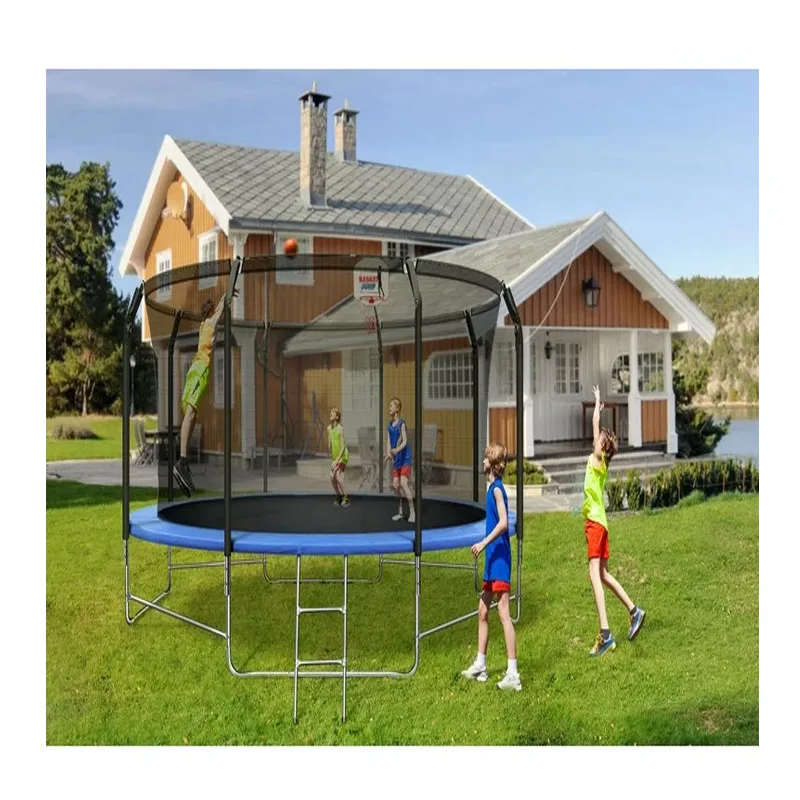 8FT10FT Children adults outdoor trampoline heavy duty jump mat purse seine trampolines