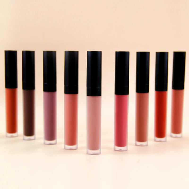 High Quality Velvet Matte Air Lip Gloss Lip Glaze Velvet Matte Lip Gloss Color Whitening Female Student Model Free Sample