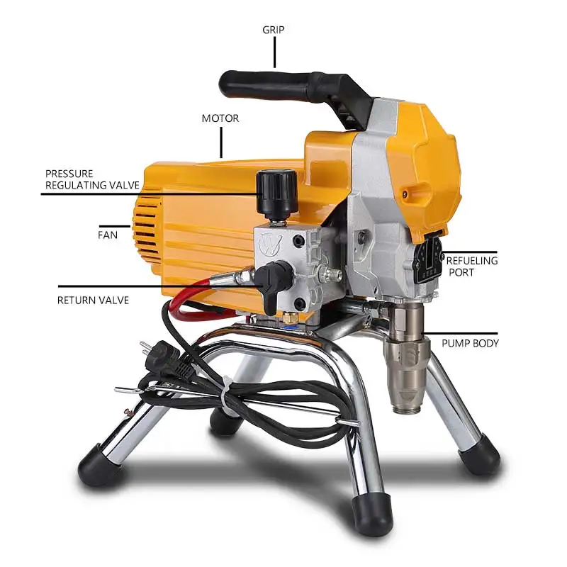 KZC-395 electric hydraulic airless putty spraying machine