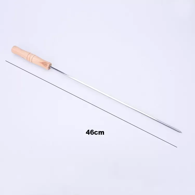 Wholesale Customized easily cleaned bbq skewers disposable flat bbq skewers skewers sticks for grill