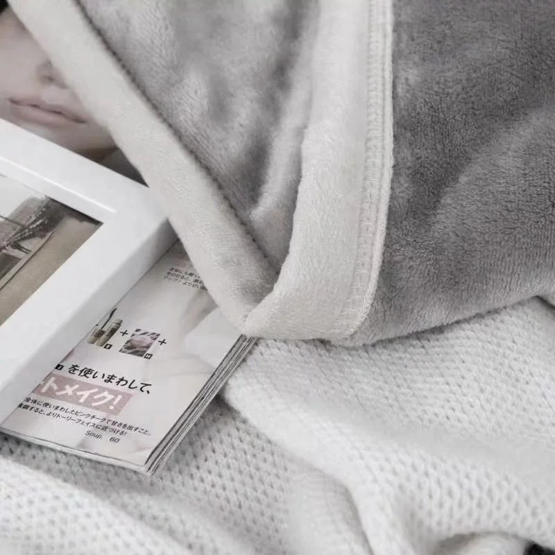 Plush Fuzzy Throw Fleece Flannel Super 100% Polyester Soft Sofa Bedding Blanket