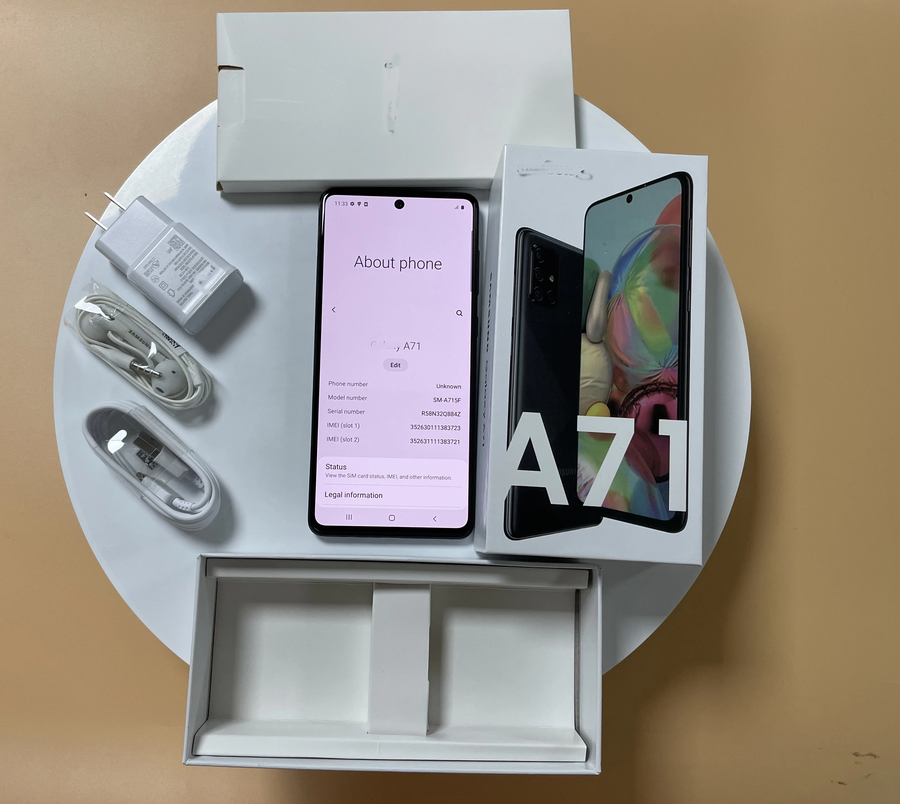 Бывший в употреблении Новый недорогой мобильный телефон Система Android мобильный телефон 64 Гб 128 ГБ для Samsung A01 A10 A11 A10E A12 A71