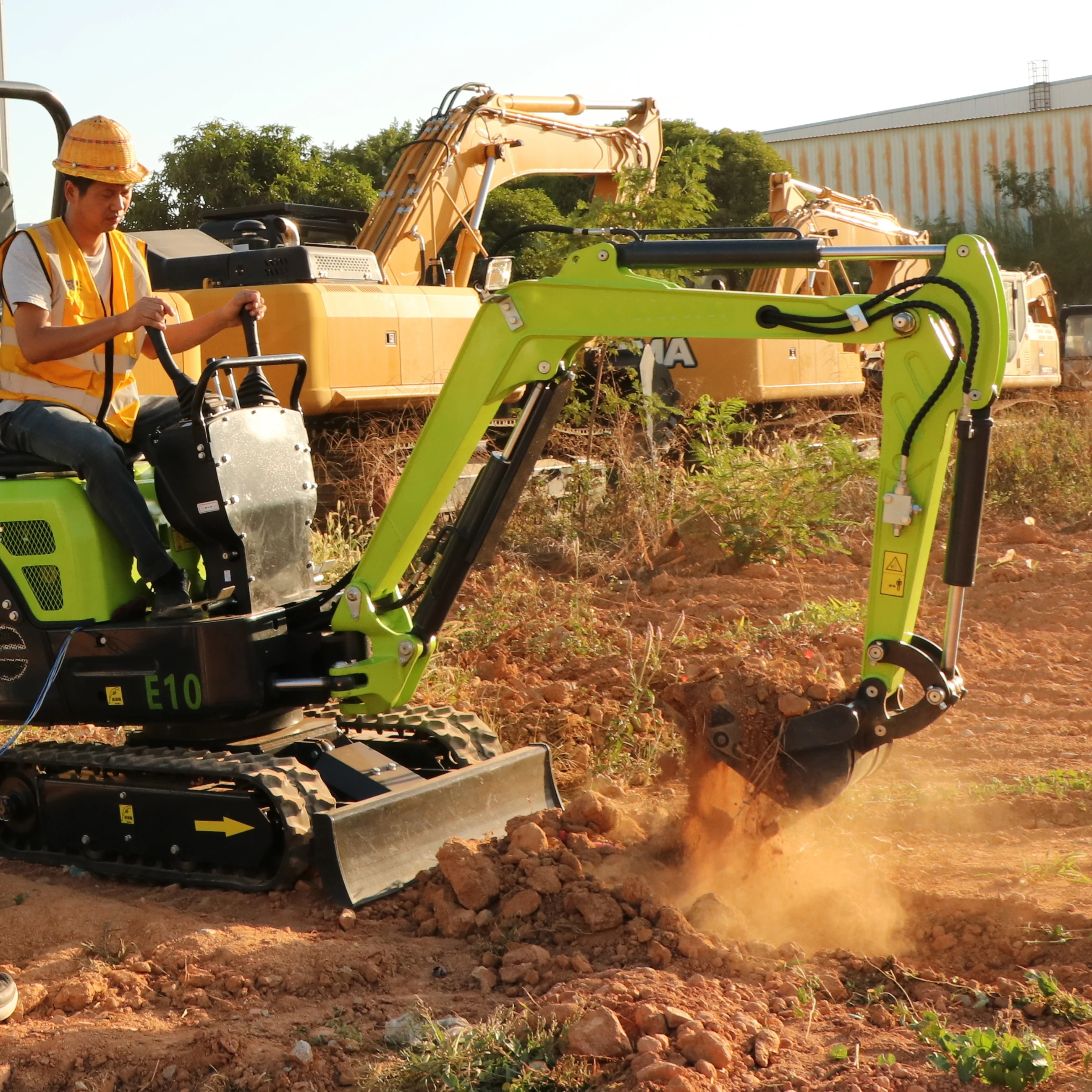Wallemac Электрический 1 тонный мини-экскаватор Китай Фабрика дешево безопасная 0 выбросов bettry приведенный в действие Электрический мини-экскаватор для продажи