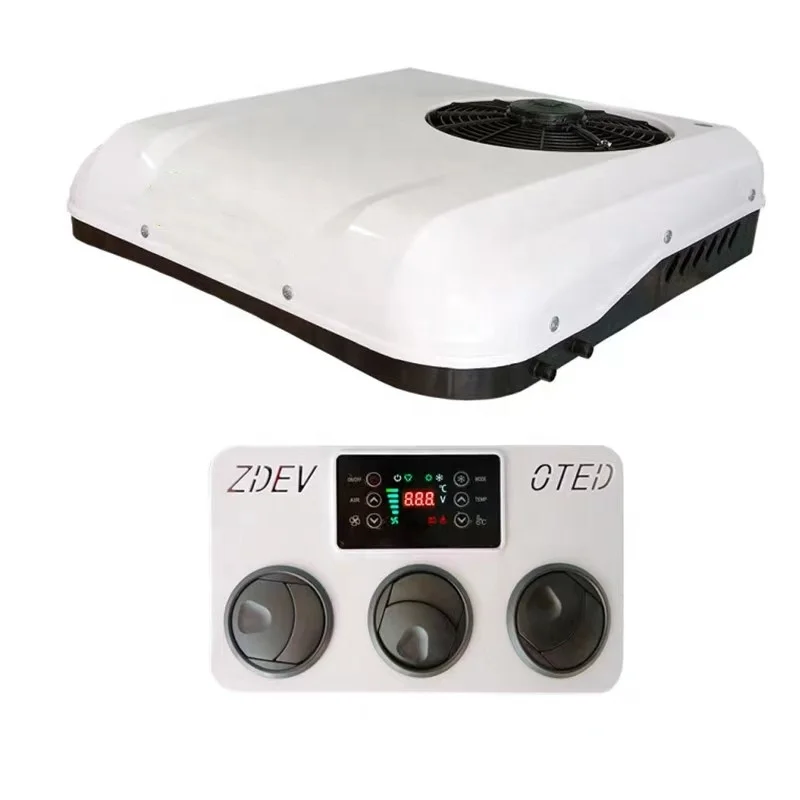 High Quality customized Fast cooling capacity 24v Rooftop Parking Truck Cab RV Air Conditioner