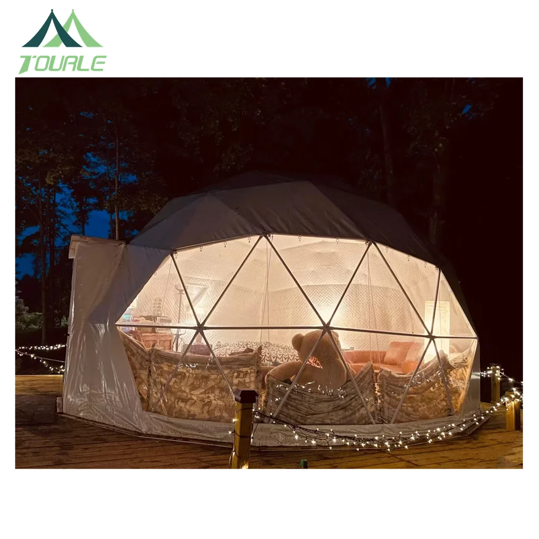 dome tent geodesic inflatable clear dome tent for glamping igloo tent