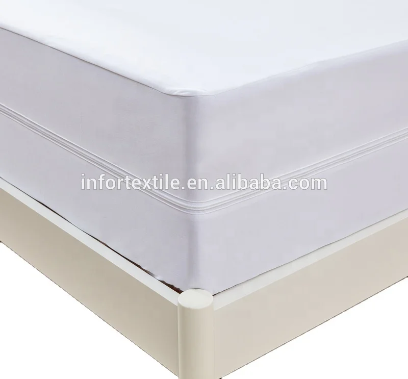 Superior organic terry waterproof bug proof fitted waterproof crib mattress protector cover