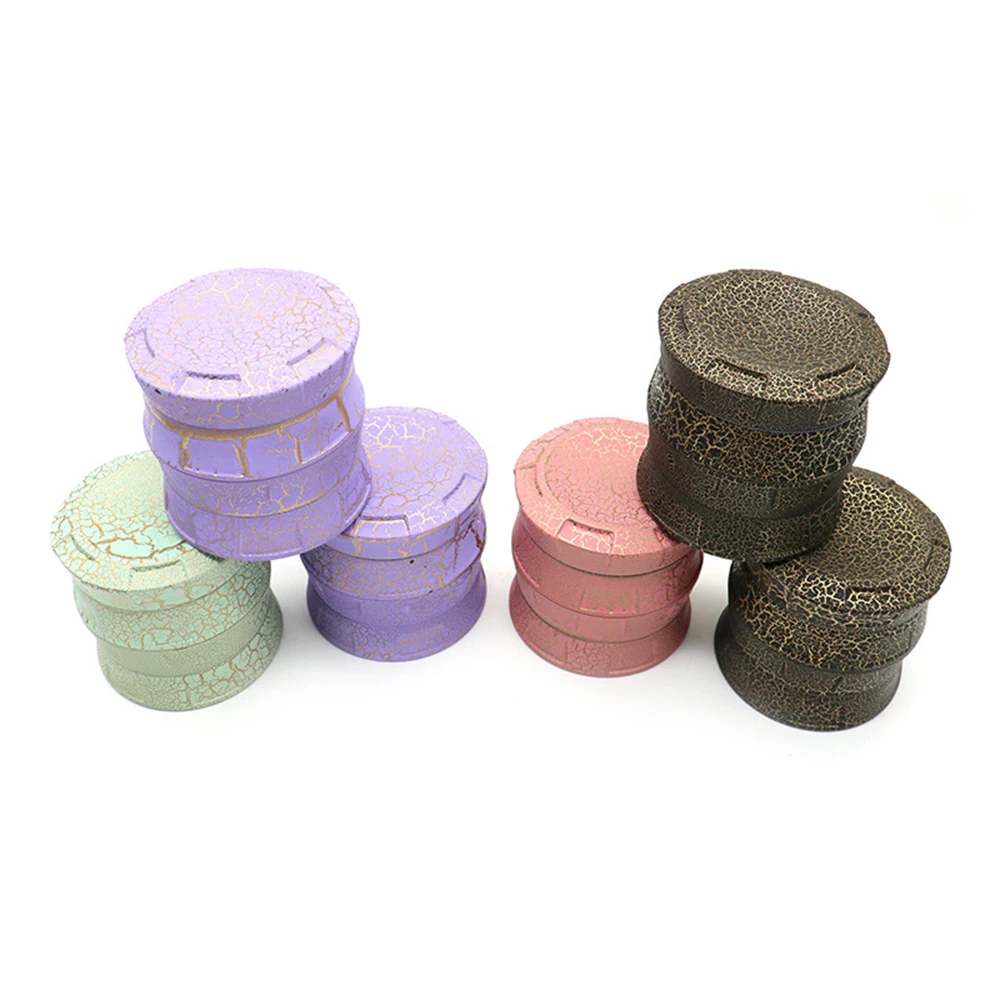 Industrial Price 63mm Drum Hand Control Manual Grinder Metal Smoking Tobacco Herb Grain Accessories