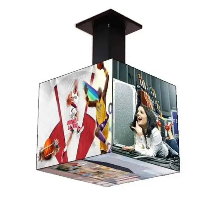 Led Cube Cuboid Screen 4g Wifi Control Magic Cube Commercial Advertising Cubic Led Display