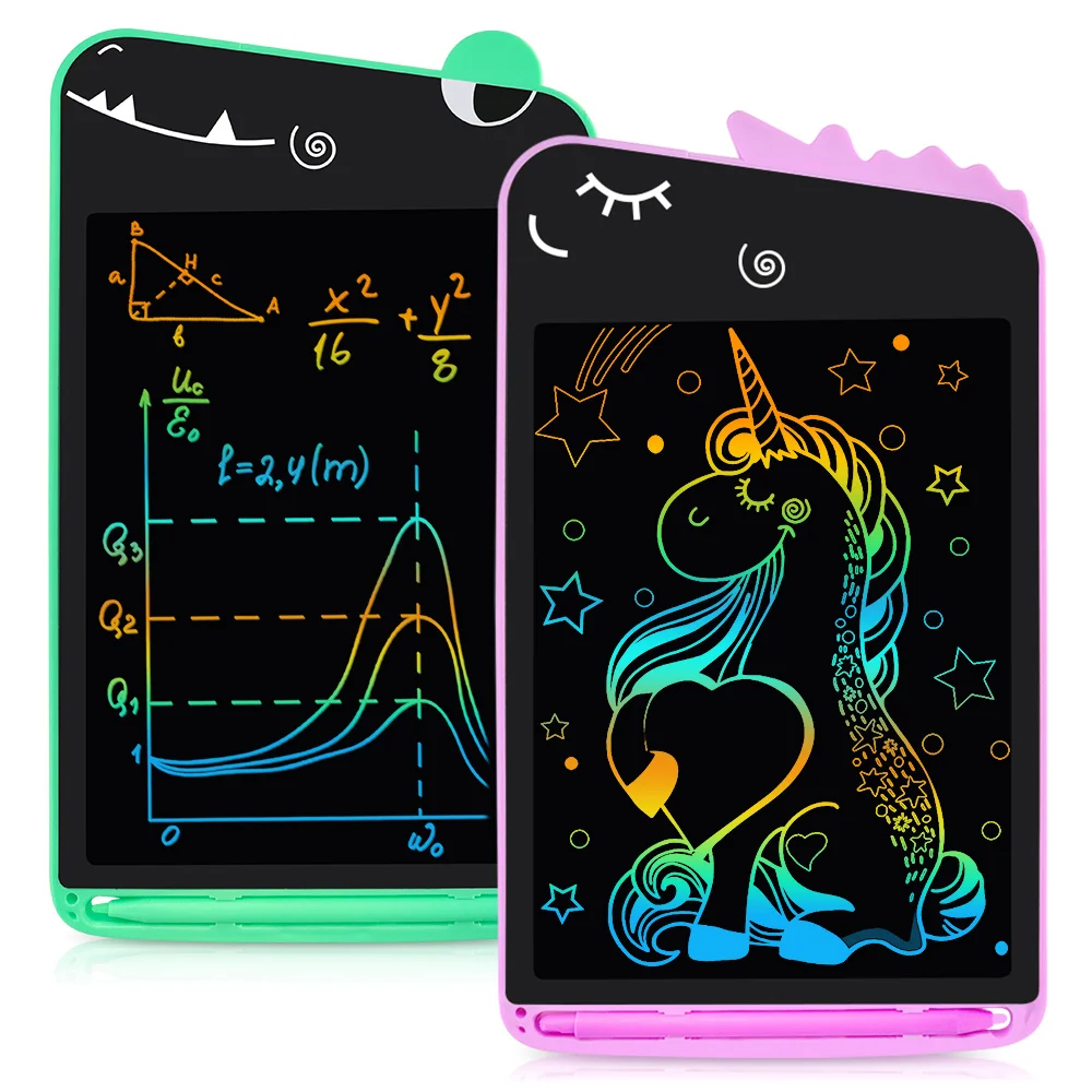 2023 Unicorn Products 8.5 Inch Child Drawing Tablet Tools Cartoon Lcd Writing Tablet Doodle Lcd Writing/drawing Tablet For Kid