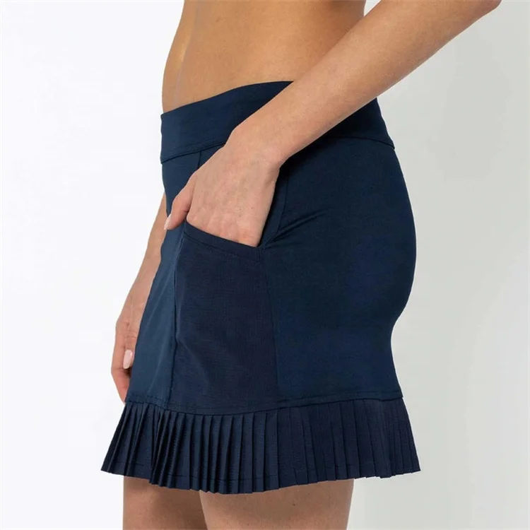 ZN-OEM black side pockets sex girls inside shorts tennis wear for women