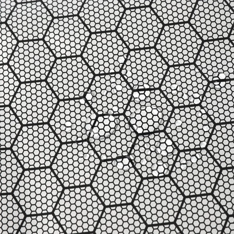 wholesale thermal insulation conductive graphene pu leather fabric uesd for garment lining