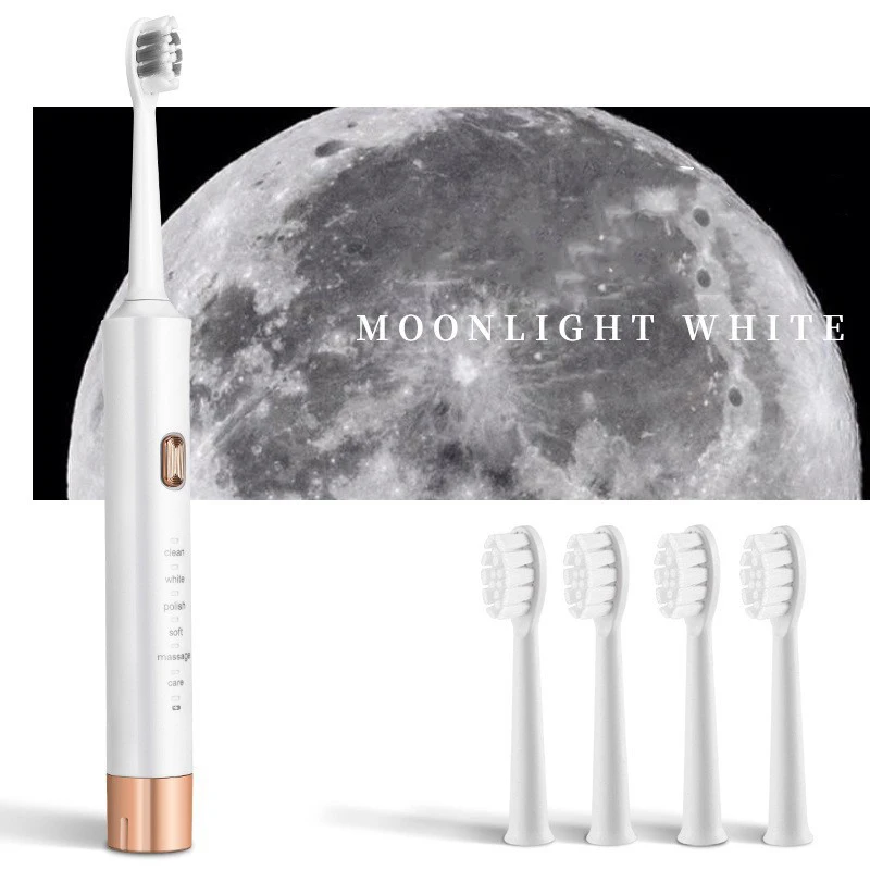 2022 New Product Magnetic Levitation Motor High Frequency Vibration Soft Hair Baby Sonic Electric Toothbrush and Heads