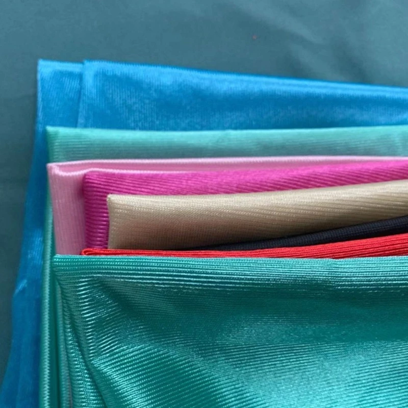 Directly Factory sale brush 75D polyester knit mesh lining pocket flag fabric